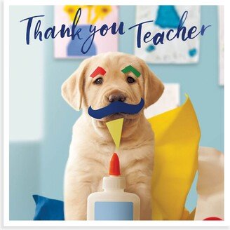 Woodmansterne Dog Thank You Teacher Card