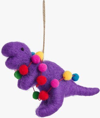 Rainbow Time Capsule Purple Dinosaur Tree Decoration