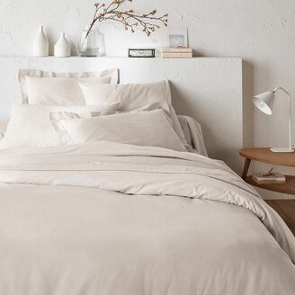 La Redoute Interieurs Scénario Plain 100% Cotton Zipped Duvet Cover