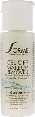 Gel Off Makeup Remover by Sorme Cosmetics for Women - 3.35 oz Gel