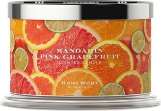 HomeWorx By Slatkin & Co. Mandarin Pink Grapefruit Scented Candle, 18 oz.