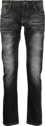 Private Stock Distressed-Finish Skinny Jeans