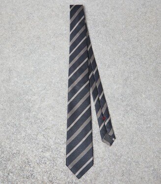 Silk Striped Tie-AA