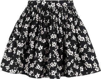 Floral Print Mini Skirt