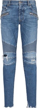 Slim cotton jeans