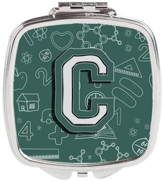 CJ2010-CSCM Letter C Back to School Initial Compact Mirror