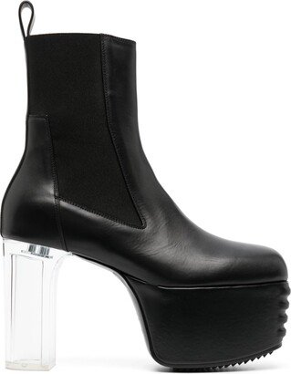 125mm Platform Ankle Boots