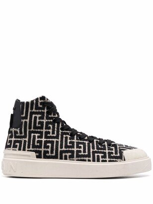 B-Court monogram high-top sneakers