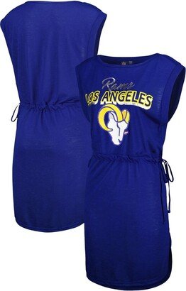 Women's G-iii 4Her by Carl Banks Royal Los Angeles Rams G.o.a.t. Swimsuit Cover-Up