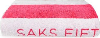 Saks Fifth Avenue Made in Italy Saks Fifth Avenue Jacquard Striped Towel