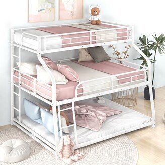 GEROJO Triple Bunk Bed with 3 Sizes and Space-Saving Design, Modern Style, and Guaranteed Safety, Perfect for Small Bedrooms