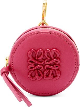 Leather Inflated Anagram Cookie Charm Purse