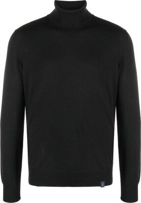 Black Virgin Wool Jumper