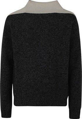 Panelled Turtleneck Sweater