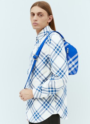 Shield Crossbody Bag - Man Crossbody Bags Blue One Size