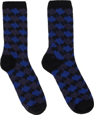 Blue Tenit Socks