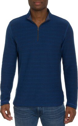 Desmond Stripe Quarter Zip Pullover