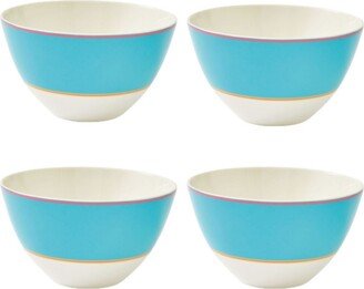 Kit Kemp for Spode Calypso 4 Piece Bowls Set, Service for 4