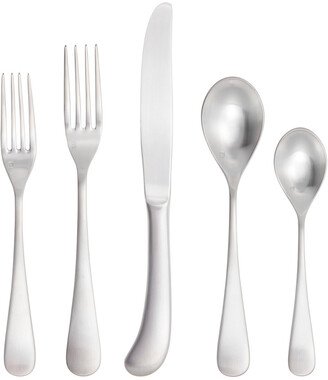 Mariposa Brushed 20Pc Flatware Set-AA