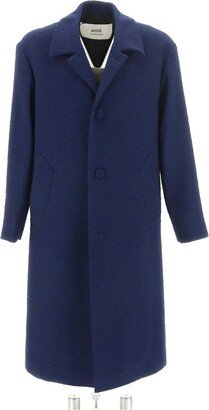 Paris Tweed Button-Up Coat