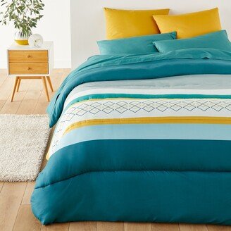 So'home Inca Graphic Striped Microfibre Quilt