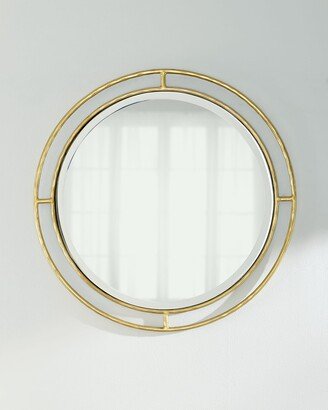 Round Iron Mirror