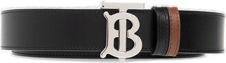 Reversible Logo Plaque Buckle Belt-AA
