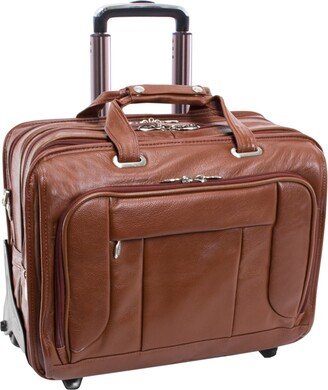 West Town 15 Fly-Through Checkpoint-Friendly Patented Detachable -Wheeled Laptop Briefcase