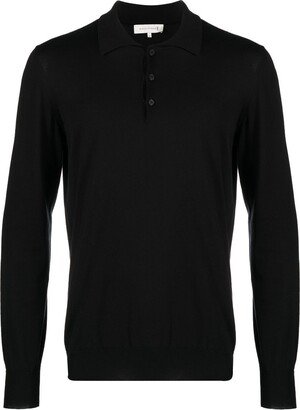 Long-Sleeve Polo Shirt-AA