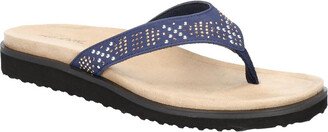 Stevie Womens Slip On Casual Flip-Flops-AA