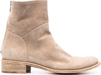 Oliver suede low-ankle boots