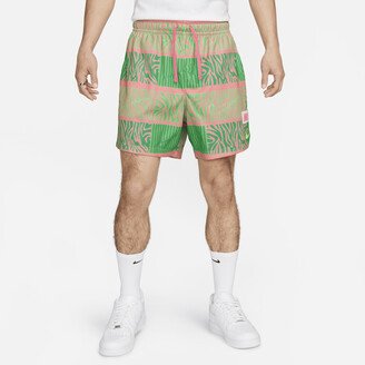 Men's Club Mesh Trippy Safari Shorts in Pink