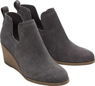 Kallie - Wide (Pavement Grey Suede) Women's Shoes