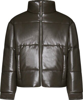 High-Neck Puffer Jacket-AN