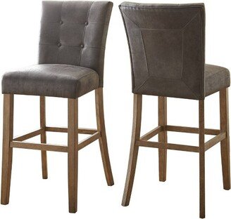 Steve Silver Co. 30 Set of 2 Debby Barstools Gray - Steve Silver