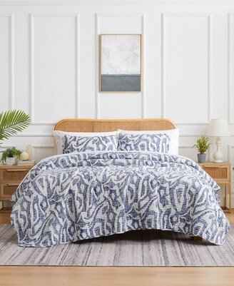 Khari Oversized 3 Piece Quilt Set, Full/Queen