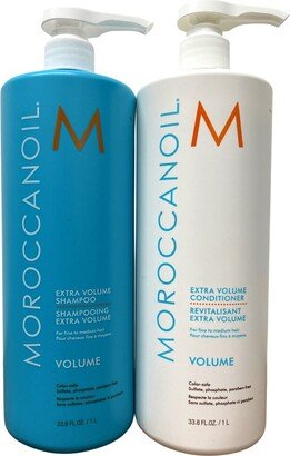 33.8Oz Extra Volume Shampoo & Conditioner Duo-AA