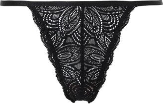 UNDERPROTECTION Luna String Thong Black