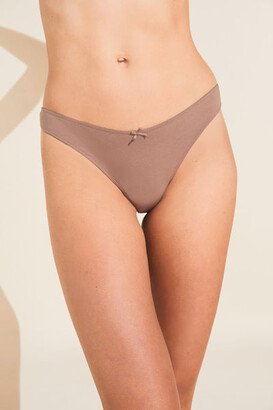 Pima Stretch Cotton Thong-AA