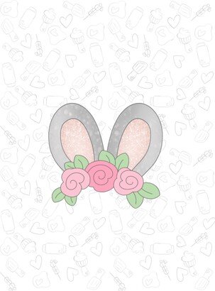 Floral Bunny Ears 2022 Cookie Cutter