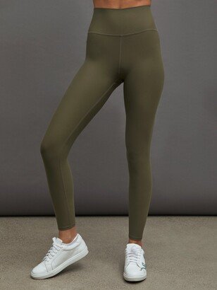 High Rise Legging in Melt - Core Olive