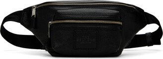 Black 'The Leather Belt Bag' Pouch