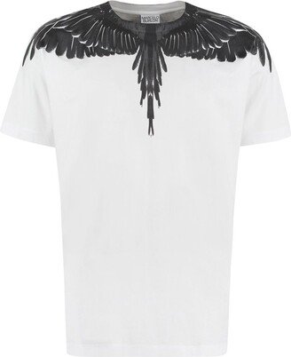 Wings Printed Crewneck T-Shirt