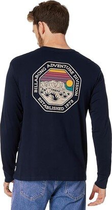 Rockies Long Sleeve Tee (Navy) Men's Clothing