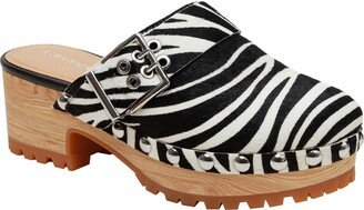 Vixen Genuine Calf Hair Clog