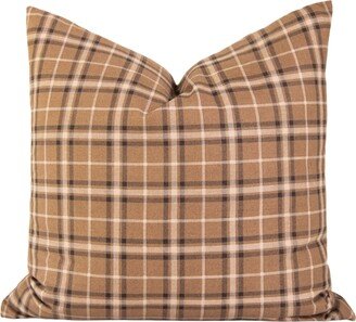 Fall Throw Pillows, Neutral Plaid Pillow Cover, Covers, Autumn Covers