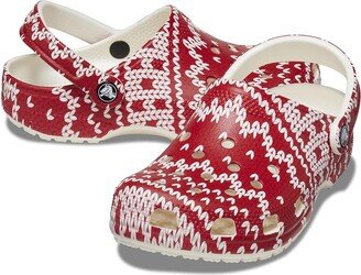 Classic Clog - Seasonal Graphic (Multi/Holiday Sweater) Clog Shoes