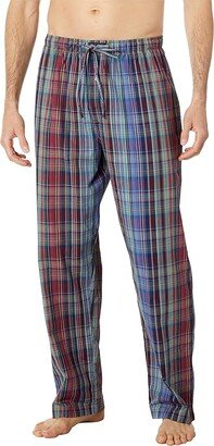 Woven PJ Pants (Canterbury Plaid/Cruise Navy PP) Men's Pajama