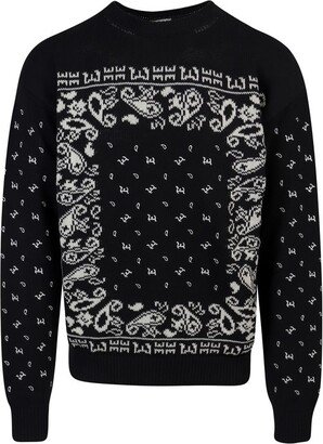 Bandana Intarsia Knitted Jumper