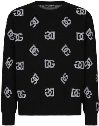 monogram jacquard jumper